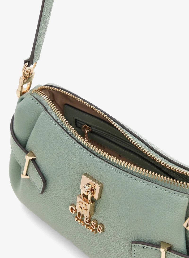 GUESS  Yesba Top Zip Mini Shoulder Bag for Women | Best Price UAE